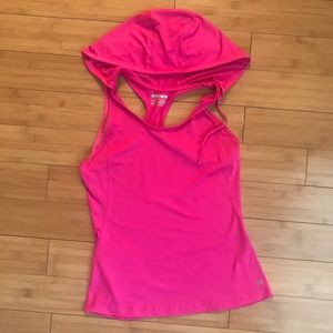 {{SOLD}} Layer 8 Hooded Athletic Tank-EUC